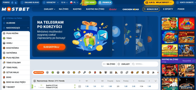 Mostbet Polska: kasyno online i zakłady